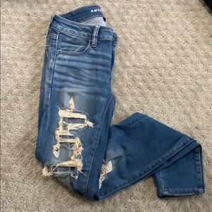 American Eagle Destroyed Skinny Jeans